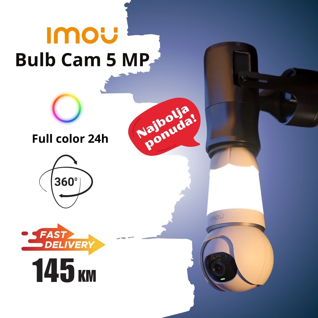 IMOU Bulb kamera sijalica 5MP - MAXcom IMOU Bulb kamera sijalica 5MP - MAXcom